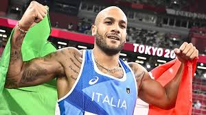 Italy's lamont marcell jacobs celebrates as he crosses the finish line to win the men's 100m final on italy's lamont marcell jacobs became the fastest man in the world when he took gold in the. K Ijy47kbci7am