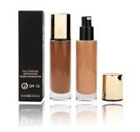 Matte Liquid Coverage Foundation Glass Round Bottle