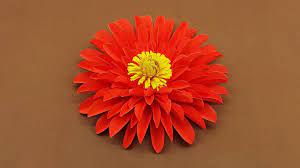 Diy Paper Flowers How To Make Paper Aster Flower It S A Beautiful Paperflowers Making Instruction Paper Flowers Diy Paper Flowers How To Make Paper Flowers