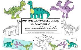 Imprimibles Y Moldes Gratis De Dinosaurio Para Manualidades Infantiles Manualidades Infantiles Dinosaurios Manualidades Y Manualidades Sencillas Para Ninos