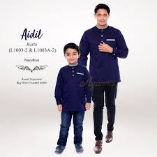 Trend warna baju tersebut mencakup warna living coral atau warna karang. Baju Raya Sedondon Tema Warna Navy Blue Biru Laut Set Family Ayah Ibu Anak Baju Kurung Baju Melayu Kurta Ay2021 Shopee Malaysia