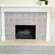 Black And White Mosaic Tile Fireplace The Medina Is A Classic Handmade Encaustic Tile Moroccan Mosaic Tile Bathroom Bathroom Decor Bathroom Flooring