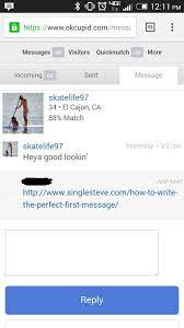Compose yourself before sending it off and ask if you can write an even better online dating first message. What To Write On A Dating Site First Message Url To
