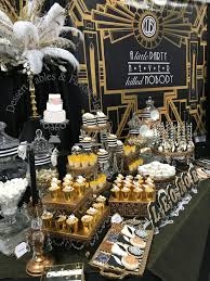 Great Gatsby Theme Dessert Table By Dessert Tables And Favors Inc Gatsby Birthday Party Gatsby Party Decorations Great Gatsby Themed Party
