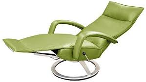 Amazon Com Gaga Recliner Chair Mint Green Leather By Lafer Recliner Chairs Kitchen Dining In 2020 Recliner Chair Recliner Leather Chair