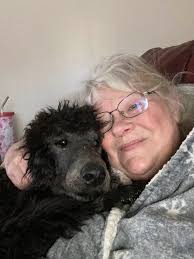 Cuddling with a pink bunny during cold days