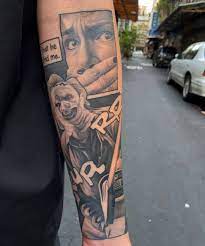 台中刺青叁樓刺青小林on instagram leather face healed and no filter no photoshop only with iphone11 漫畫 寫實刺青 素描 素 face healing portrait tattoo photoshop