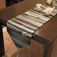 20% off with code fourthjuly21. Striped Metallic Lustrous Luxury Table Runner Unique Coffee Kitchen