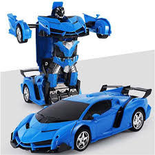 Sam witwicky leaves the autobots behind for a normal life. 2 In 1 1 18 Transformer Auto Rennauto Roboter Kaufland De