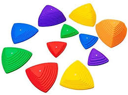 Special Supplies 11 Pieces Set Hilltops Riverstones Stepping Stones For Kids Indoor And Outdoor Balance Block Coloring For Boys Kids Safe Gender Neutral Colors