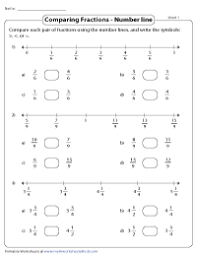This series of fractions equivalent to a half could be continued for ever. Comparing Fractions Worksheets