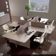 End Tables Multiple Office Workstation Us Office Workstation Castellani It Commercialoffic With Images Modern Office Interiors Modern Office Design Open Office Design
