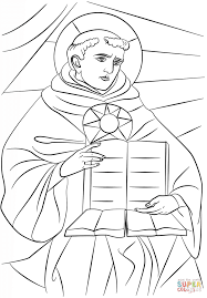 Saint Thomas Aquinas Coloring Page Free Printable Coloring Pages Saint Thomas Aquinas St Thomas St Thomas