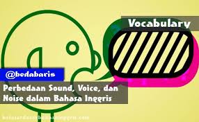 Perbedaan Sound Voice Dan Noise Dalam Bahasa Inggris Inggris Bahasa Inggris Bahasa