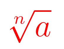 Some examples of square roots: What Does The Small Number On Top Of The Square Root Symbol Mean Mathematics Stack Exchange