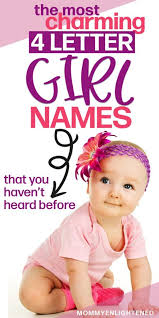 Adorable 4 Letter Girl Names Meanings And Origins Cool Baby Names Trendy Girl Names Rare Baby Girl Names