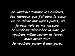 Celine Dion Parler A Mon Pere Lyrics Paroles Youtube Celine Dion Paroles De Chansons Pere