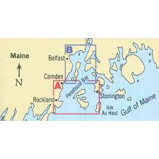 Maptech Folding Waterproof Chart Penobscot Bay