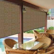 Maybe you would like to learn more about one of these? Coolaroo Walnut Cordless Light Filtering Fade Resistant Fabric Horizontal Roller Shade 96 In W X 96 In L 460075 The Home Depot In 2021 Exterior Roller Shade Outdoor Shade Exterior Solar Shade