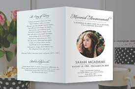 ✓ all design templates are created by professional designers and are ready for printing. Funeral Program Photoshop Template Funeral Program Template Photoshop Template Brochure Template