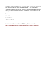 Salary Increment Letter Format For Employee Authorstream
