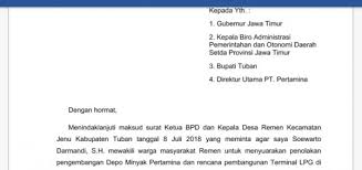 Borang soal selidik kesan program perkembangan staf. Tolak Terminal Lpg Warga Remen Kirim Surat Media Informasi Dan Komunikasi Masyarakat Blok Cepu