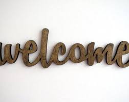 Welcome Wood Sign Wall Art Home Decor Entrance Door Welcome Wood Sign Welcome Signs Front Door Wood Signs Home Decor