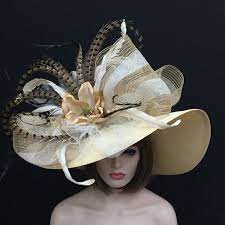 One Of A Kind Derby Hat Comes With Hat Box We Can Ship Express Call Us 855 Hat Lady Kentucky Derby Hat Church Hats Derby Hats
