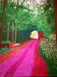 David Hockney Some Interesting Paintings Drawings Hockney Has Done On An Ipad Iphone Using The Brushes David Hockney Paintings David Hockney Ipad David Hockney