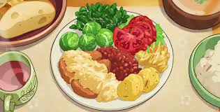 Each gif is of 3 seconds each and these are hd so enjoy. Anime Pink Cute Food Gif Studio Ghibli Mary And The Witch S Flower Mary To Majo No Hana Studio Ponoc Brown Background Anime Old Vintage Anime Eat Breakfast