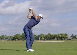 World number one dustin johnson is out of the masters at augusta national after suffering a back injury in a fall at his rental home on wednesday. Swing Sequence Dustin Johnson Instruction Golf Digest