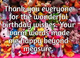 Thanks so much for the wonderful birthday wishes. Latest Thank You For Birthday Wishes 2021 Birthday Quotes Hbd Wish
