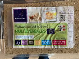 Plaques De Pain De Mie Multicereales Boncolac