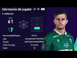 Date de naissance20 février 200218 ans. Daniel Gonzalez Santiago Wanderers Pes 2021 Youtube