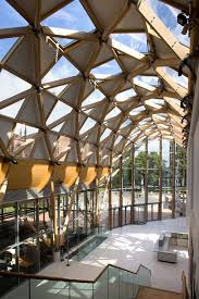 Glulam Used In Wooden Facade Of Herbert Art Gallery Facade Design Wooden Facade Brick Architecture