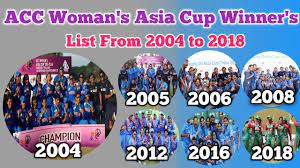 Maybe you would like to learn more about one of these? Acc Woman S Asia Cup Winner S List From 2004 To 2018 Woman S Asia Cup Winning Country 2004 2018 Youtube