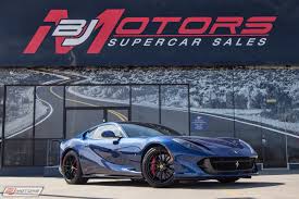 7 year routine maintenance programme. Used 2018 Ferrari 812 Superfast Tdf Blue W Blue Sterling Chocolate For Sale Special Pricing Bj Motors Stock 2j0235471