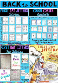 Updated June 2016 This First Day Jitters Book Companion Packet For The Book First Day Jitters First Day Jitters Back To School Activities First Day Of School