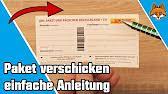 Dhl paketschein dhl paket versenden. Paket Verschicken Paketschein Ausfullen Anleitung Youtube