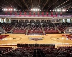 Trojan Arena Floor Troy Basketball Basketball Season Troy University