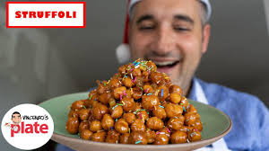 Platter the struffoli in a pyramid shape and top with sprinkles and jordan almonds. Vincenzo S Plate Struffoli Recipe Facebook