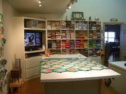 Pin By Ann Packard On Quilting Projects Quilt Sewing Room Quilt Room Organization Sewing Room Design