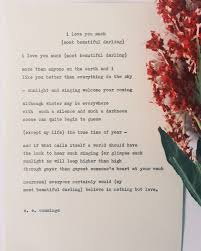 7 E E Cummings Love Poems That Are Better Out Loud Most Beautiful Love Poems Love Poems Love You Poems