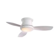 44 Concept Ii White Flushmount Led Ceiling Fan 19a38 Lamps Plus Ceiling Fan Hugger Ceiling Fan Ceiling Fan With Remote