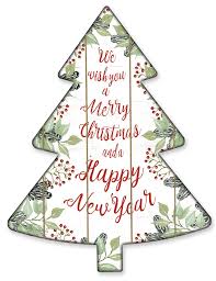 Here is a selection of 50 merry christmas wishes and messages you can use for your family and. The Holiday Aisle Merry Christmas Wishes Tree Cutouts Wayfair