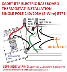 All baseboard heaters require three supply wires. Line Voltage Thermostats For Heating Cooling