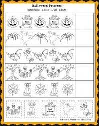 Patterns Math Worksheet For Halloween Halloween Math Worksheets Halloween Math Halloween Worksheets