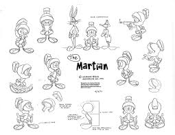 Marvin The Martian Looney Tunes Model Sheet Looney Tunes Warner Bros Cartoons Looney Tunes Characters
