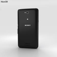 Sony Xperia E4g Black 3D model ...