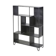 Bureau piétement en métal noir yumm en reapprovisionnement. Etagere En Metal Noir Hanovre Maisons Du Monde